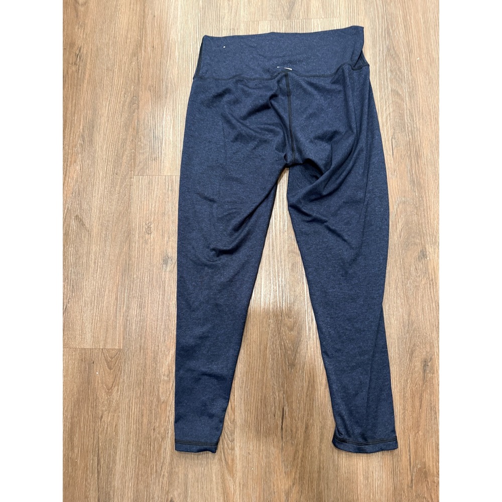 Aerie Chill Play Move Navy Blue Heathered Leggings Athletic Workout XL